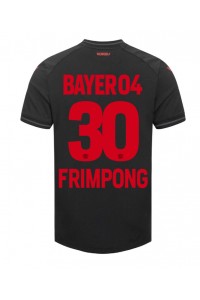 Bayer Leverkusen Jeremie Frimpong #30 Jalkapallovaatteet Kotipaita 2023-24 Lyhythihainen